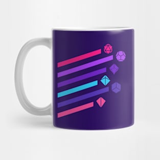 Cyberpunk Neon Dice Set Ray Tabletop RPG Mug